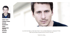 Desktop Screenshot of mattdumont.com